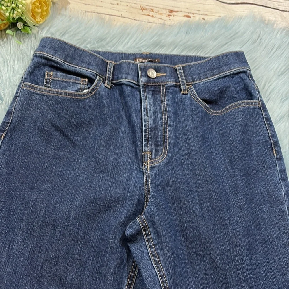 J. McLaughlin Raw Hem Bootcut High Rise Jeans sz 2